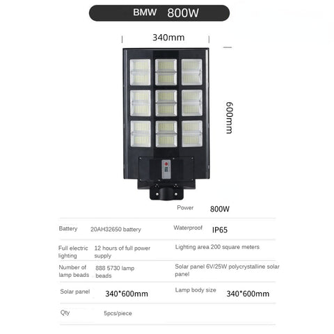 Solar integrated street light m3330935