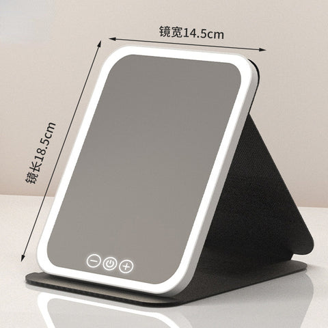 Led cosmetic mirror portable mirror foldable m3330897