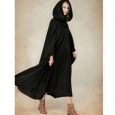 Five-color hooded shawl extended halloween cape cosplay coat m300533