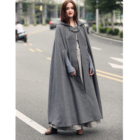 Five-color hooded shawl extended halloween cape cosplay coat m300533