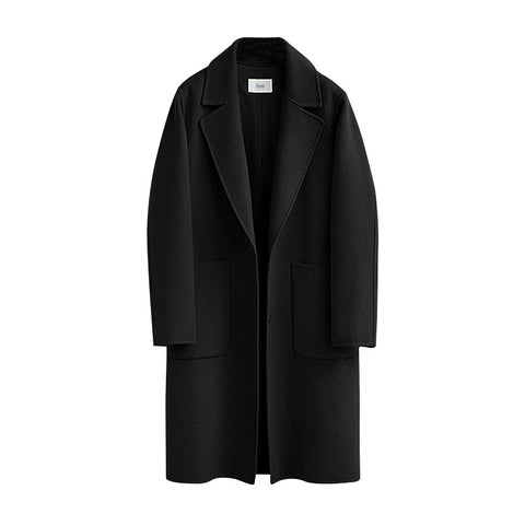 Autumn and winter double-sided woolen coat long loose coat m300541