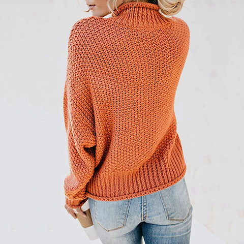 Thick thread turtleneck pullover New knitted sweater for autumn and winter M300633