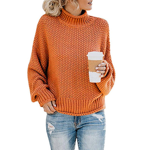 Thick thread turtleneck pullover New knitted sweater for autumn and winter M300633