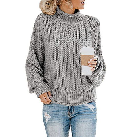 Thick thread turtleneck pullover New knitted sweater for autumn and winter M300633