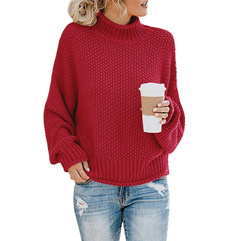 Thick thread turtleneck pullover New knitted sweater for autumn and winter M300633