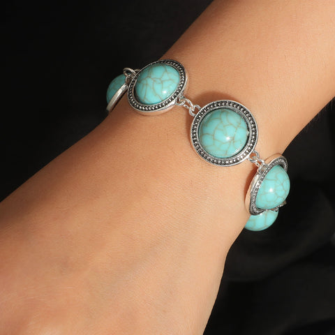 Bohemian national wind turquoise bracelet m3331052