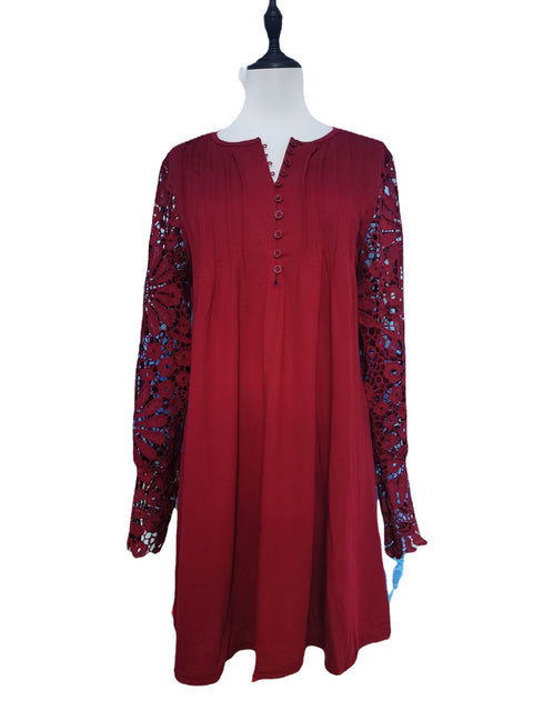 Lace long sleeve dress m300734