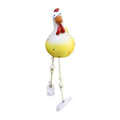 Long-legged chicken spring breath fence resin ornaments m3330987