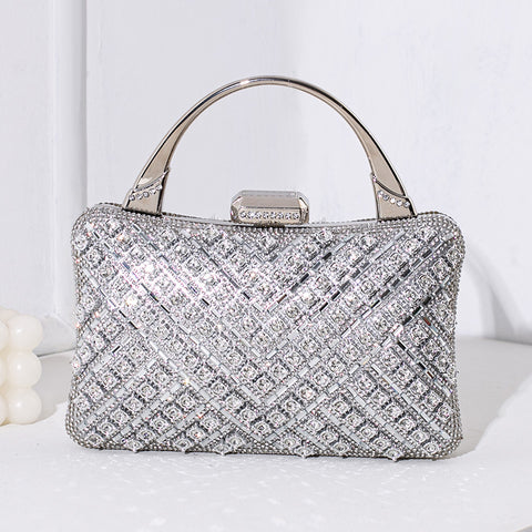 Retro banquet handbag bag with a high sense of diamond ladies bag m3331050