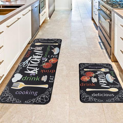 Kitchen water and oil absorption strip floor mat, entrance door mat m33311024