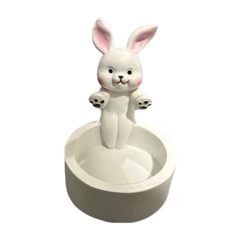 Light luxury wind cartoon kitten candle holder heating decoration m3331017