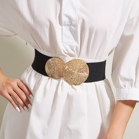 Waist belt for women's decorative coat with dress belt, waist cinching m3331055