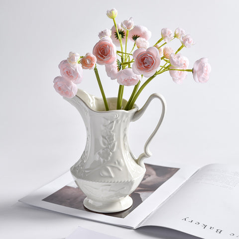 Ceramic light luxury dry flower bouquet home decoration m3331015