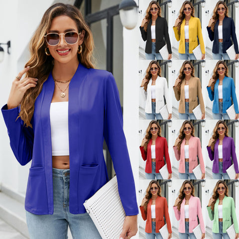 Fashion women's pocket jacket blazer m300431