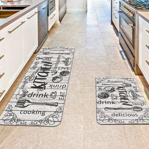 Tapis de sol à bande absorbant l'eau et l'huile de cuisine, tapis de porte d'entrée m33311024 