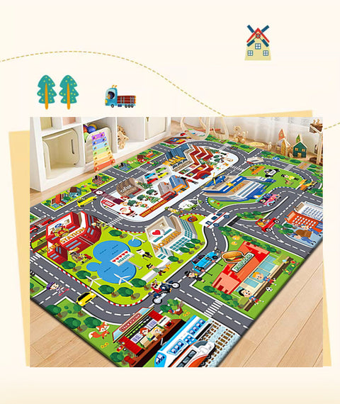 Piste pour enfants, tapis de chevet de chambre à coucher, tapis de salon m3331025 