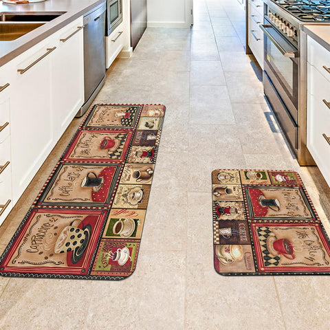 Kitchen water and oil absorption strip floor mat, entrance door mat m33311024