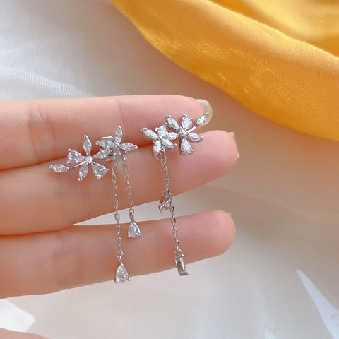 Beautiful Dream Elf Earrings Fairy Tassel Earrings m3331110