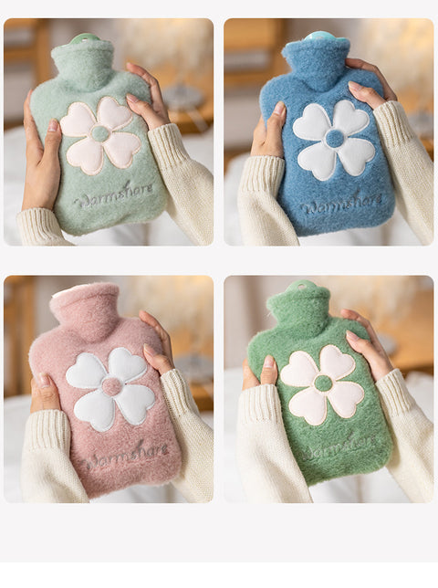 Cartoon plush hot water bag explosion-proof water injection bag m3330670