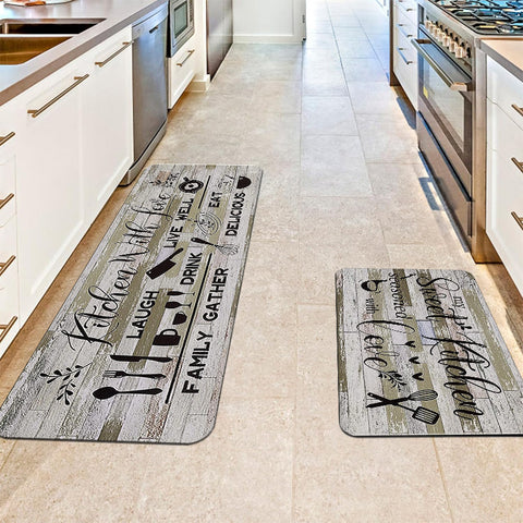 Kitchen water and oil absorption strip floor mat, entrance door mat m33311024