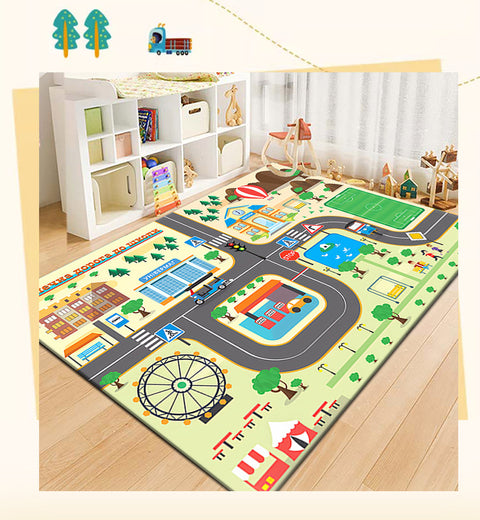 Piste pour enfants, tapis de chevet de chambre à coucher, tapis de salon m3331025 