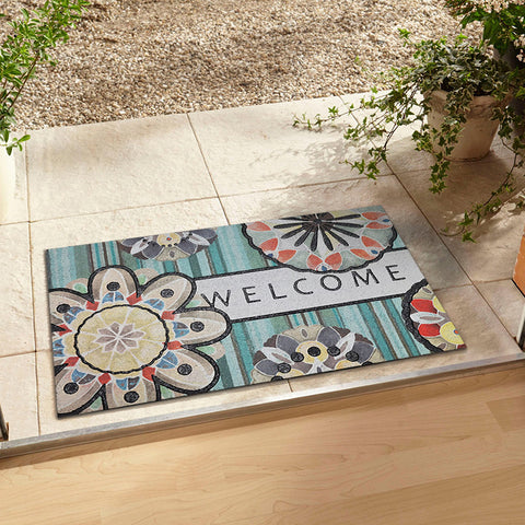 Welcome Floor Mat American Flower Series Entrance Door Mat Bathroom Floor Mat M3330601