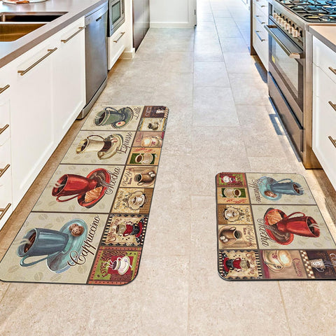 Kitchen water and oil absorption strip floor mat, entrance door mat m33311024