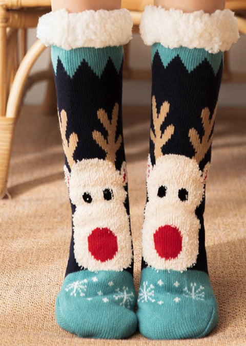 Christmas floor socks, home carpet socks, non-slip socks