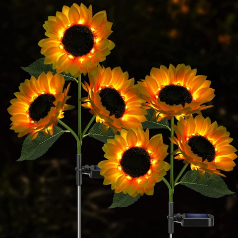 LED solar sunflower lamp string sunflower m3331168