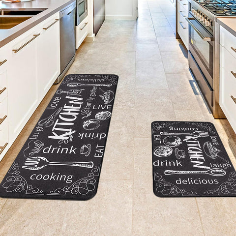 Tapis de sol à bande absorbant l'eau et l'huile de cuisine, tapis de porte d'entrée m33311024 