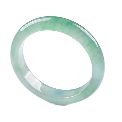 Myanmar bracelet women's girl natural product fine bracelet small ice floating green light green jade bracelet green m3331244