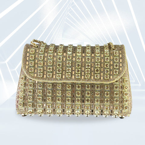 Straddling dinner bag fashion diamond clutch m3331137