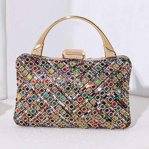 Retro banquet handbag bag with a high sense of diamond ladies bag m3331050