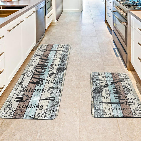 Kitchen water and oil absorption strip floor mat, entrance door mat m33311024