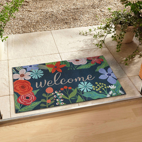 Welcome Floor Mat American Flower Series Entrance Door Mat Bathroom Floor Mat M3330601