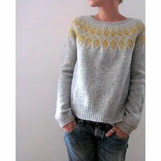 Crew neck color matching loose fashion pullover knitted sweater m300496