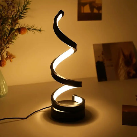 Modern spiral desk lamp is simple and adjustable LED desk lamp m3330883