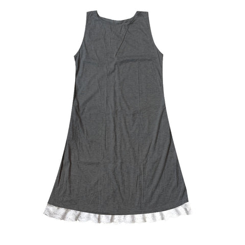 Sleeveless pocket vest dress m300967