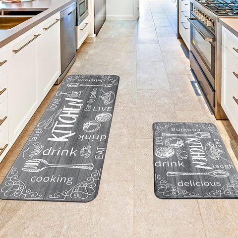 Kitchen water and oil absorption strip floor mat, entrance door mat m33311024