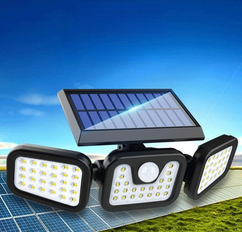 Solar wall lamp, human body sensing, outdoor light, free rotation, courtyard light, waterproof lighting, path light, m3331160