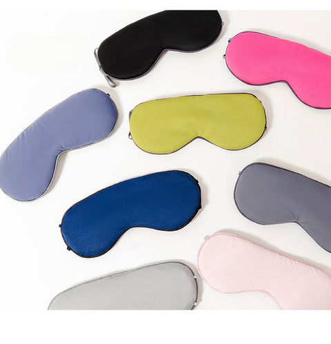 Lunch break ice silk eye mask for women with hanging ears, double-sided warm and cool breathable eye mask, outdoor light blocking sleep eye mask, m3330671