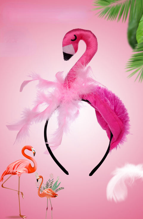 Birthday party dress up hair accessories flamingo m3331138