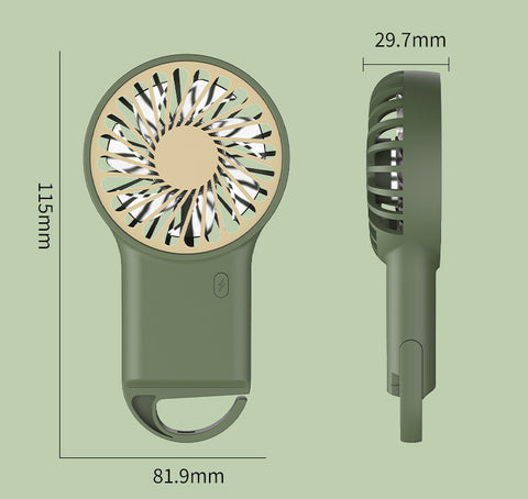 Handheld foldable desktop USB charging small fan m3330717