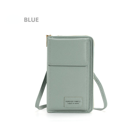 Women's Mobile Phone Bag Wallet Multifunctional Shoulder Bag PU Leather Crossbody Bag Tide m5010667