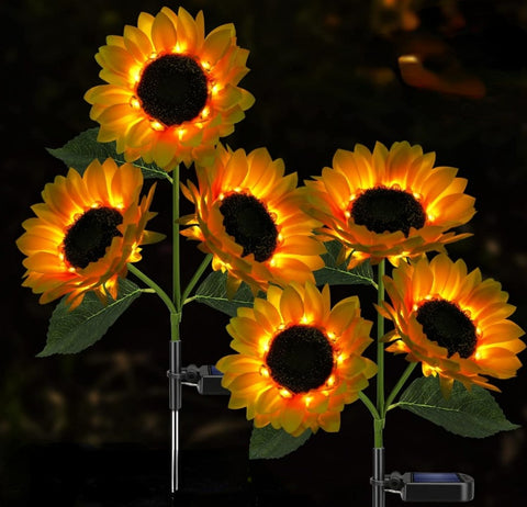 LED solar sunflower lamp string sunflower m3331168