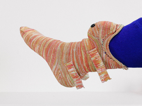 Knit Alligator Socks Shark Socks Floor Warmer Socks m1915010340